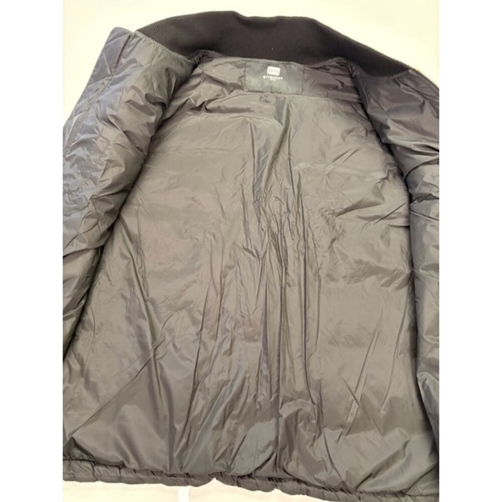 Givenchy Plaid Down Quilted Vest Full-Zip Pockets Black/Multicolor Mens Size 52 - Picture 10 of 16